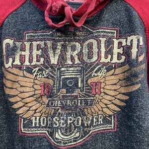 Vintage Chevrolet Horsepower Logo Hoodie by GM